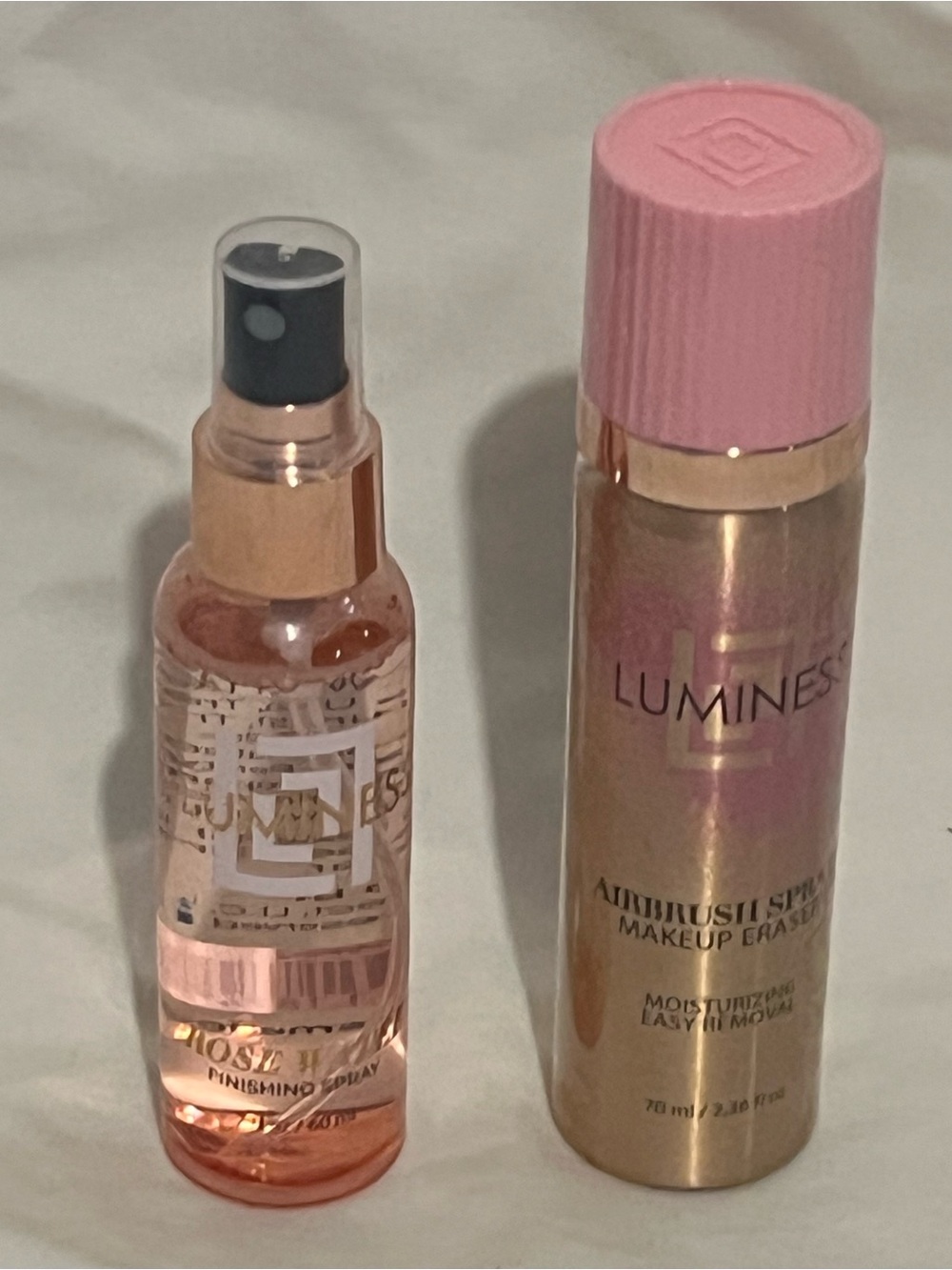 Luminess Rose Finishing Spray and Makeup Eraser Set